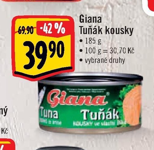 Giana Tuňák kousky