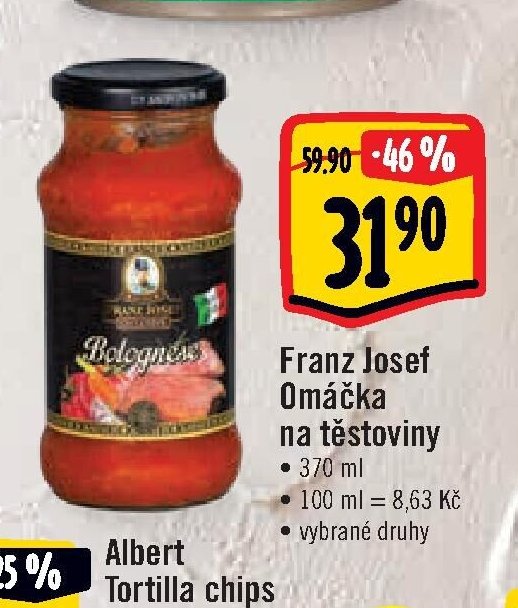 Franz Josef Omáčka na těstoviny