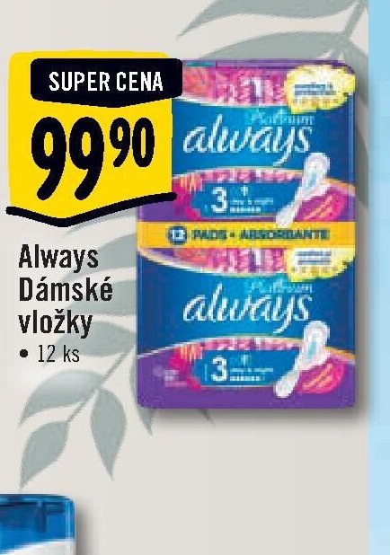 Always Dámské vložky