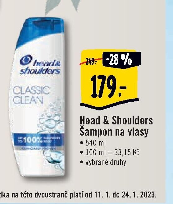 Head & Shoulders Šampon na vlasy