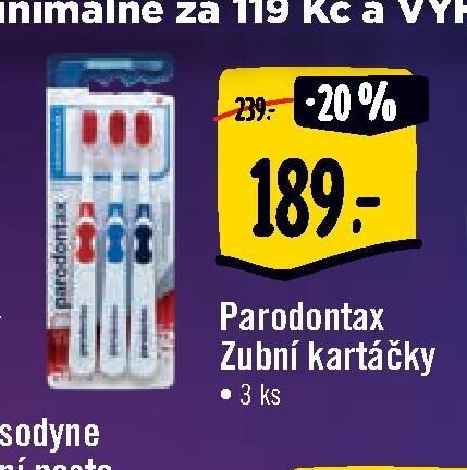 Parodontax Zubní kartáčky