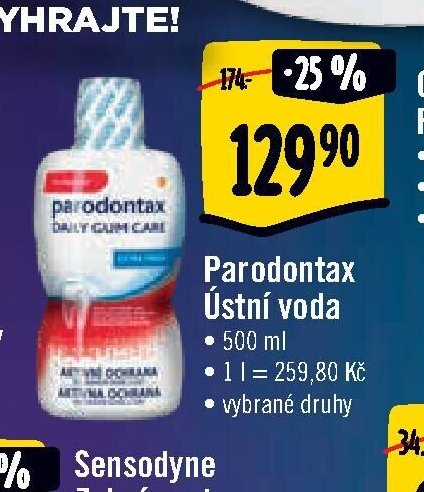 Parodontax Ústní voda