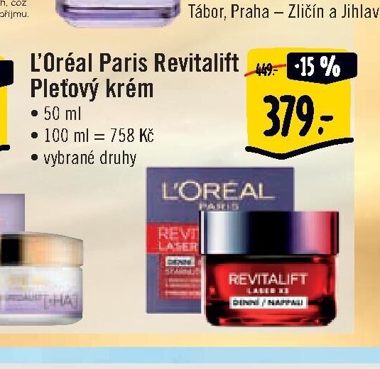 L'Oréal Paris Revitalift Pleťový krém