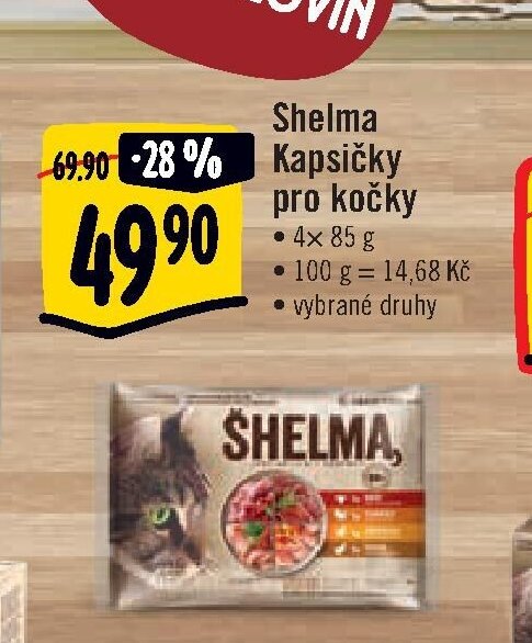 Shelma Kapsičky pro kočky