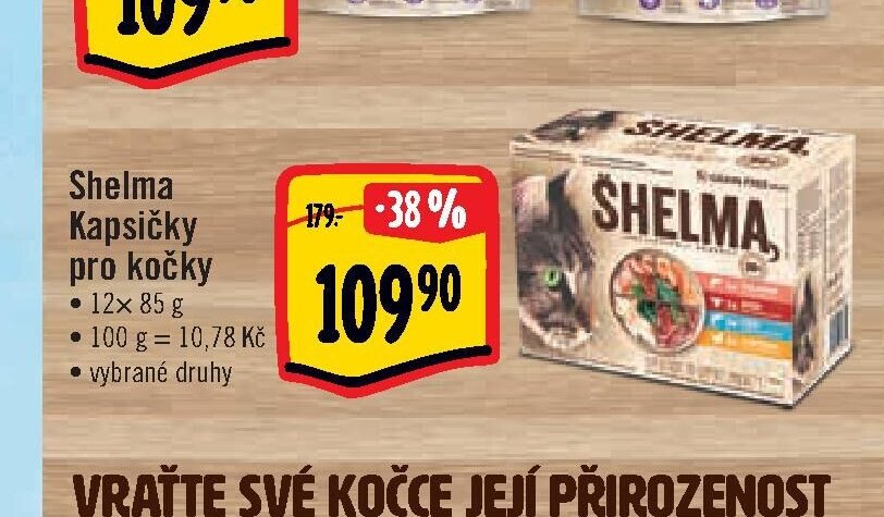 Shelma Kapsičky pro kočky