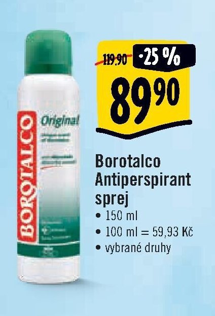 Borotalco Antiperspirant sprej
