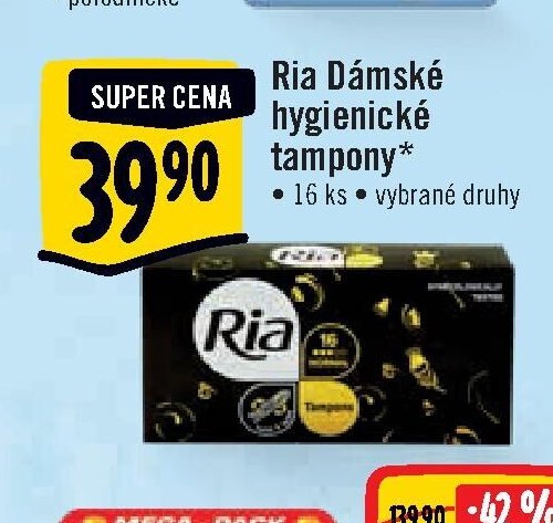 Ria Dámské hygienické tampony