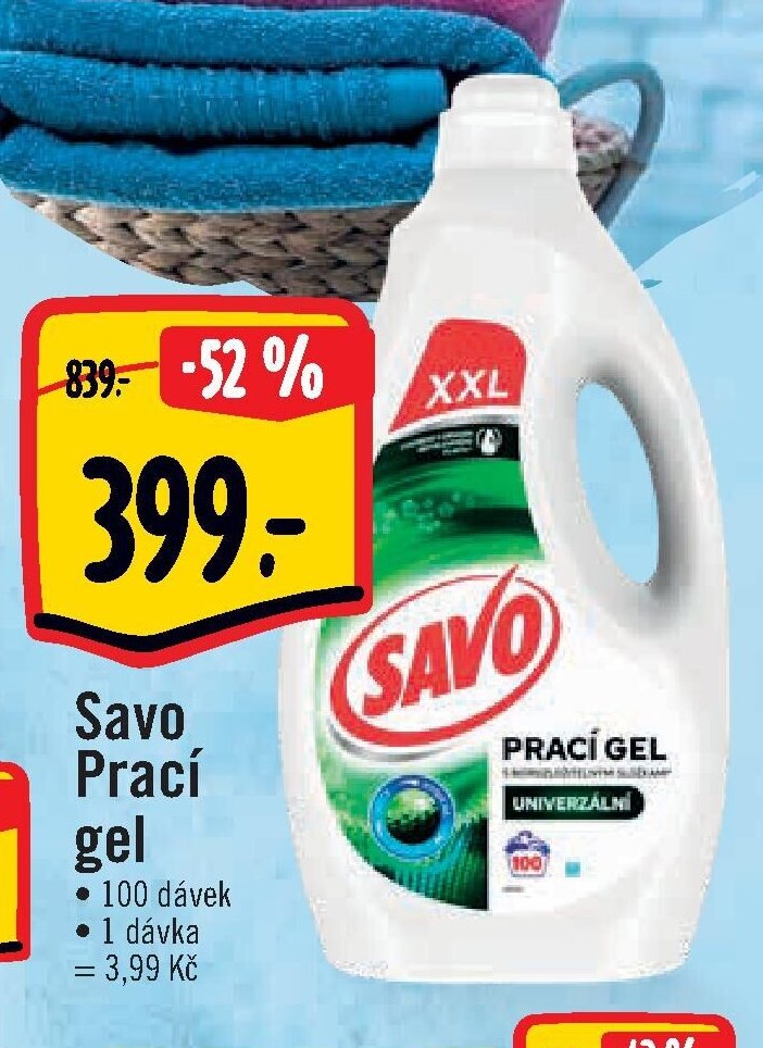 Savo Prací gel