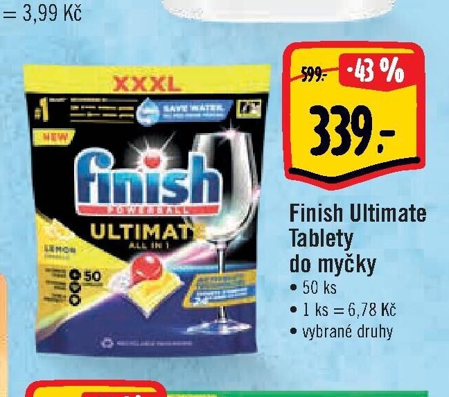 Finish Ultimate Tablety do myčky