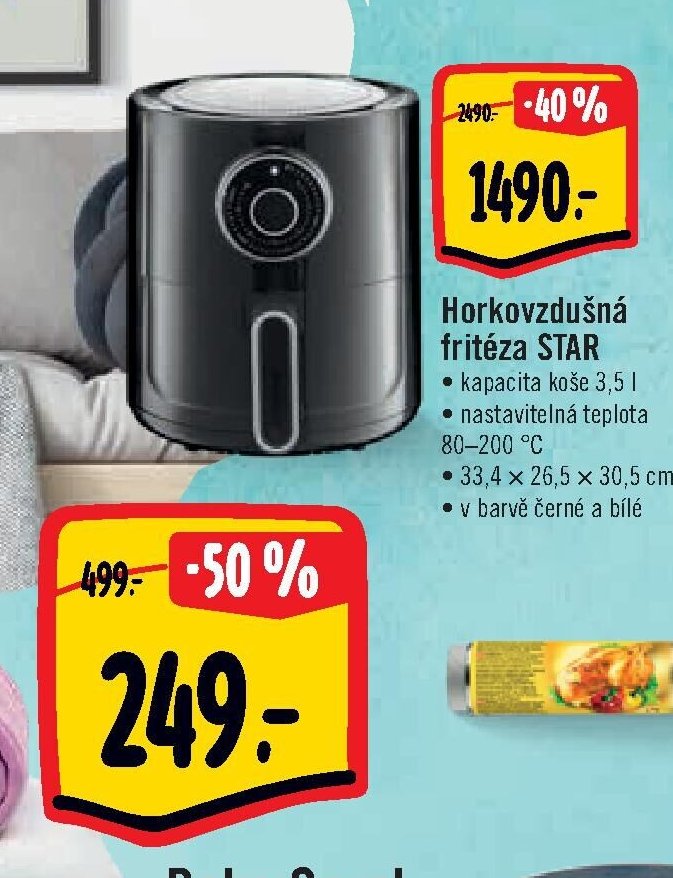 Horkovzdušná fritéza STAR