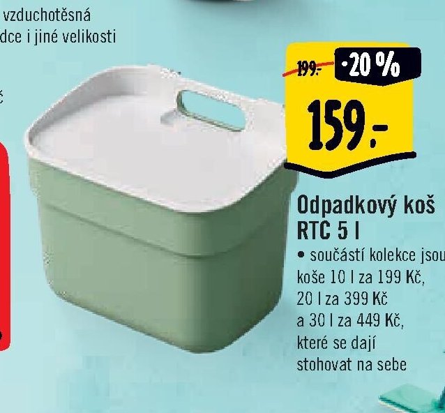 Odpadkový koš RTC 5 l
