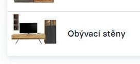 Obývací stěny