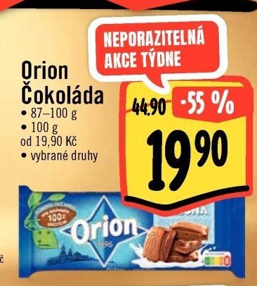 Čokoláda Orion