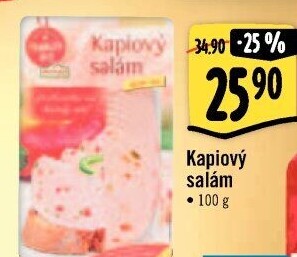 Kapiový salám Ponnath