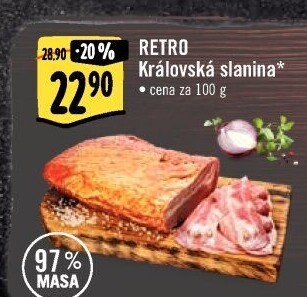 Královská slanina Albert Retro