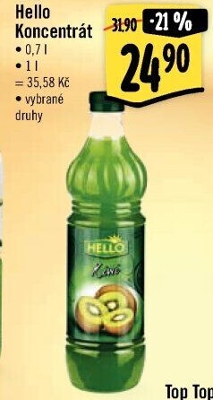 Nápojový koncentrát Hello