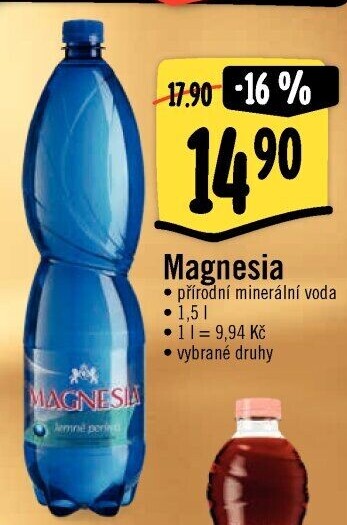 Přírodní voda Magnesia