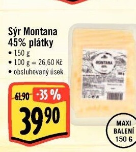 Sýr Montana 45% Albert