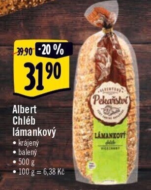 Chléb lámankový Albert