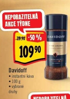 Instantní kávy Davidoff