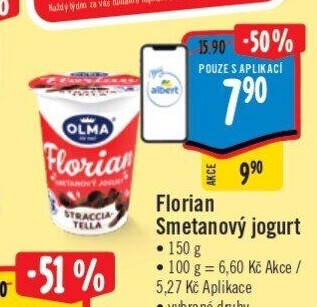 Jogurt smetanový Florian Olma