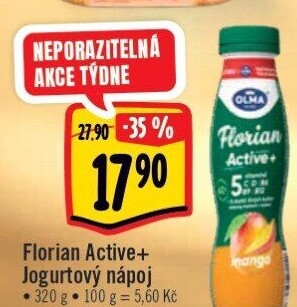 Jogurtový nápoj Florian Active+ Olma