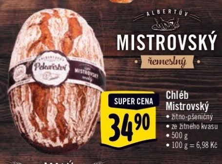 Mistrovský chléb Albert