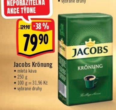 Mletá káva Jacobs Krönung