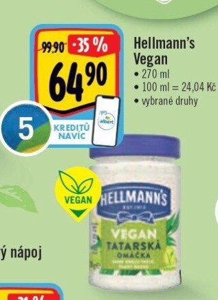 Omáčky Vegan Hellmann'