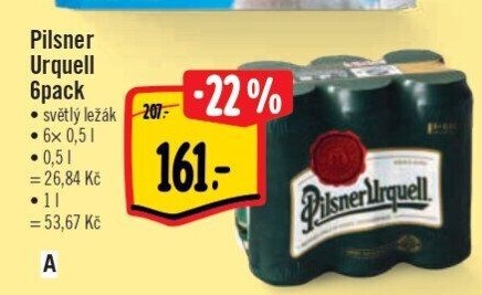 Pivo Pilsner Urquell
