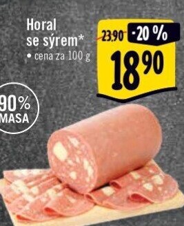 Salám Horal se sýrem