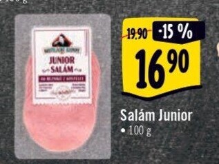 Salám Junior Kostelecké uzeniny