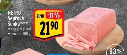 Šunka vepřová nejvyšší jakosti Albert Retro