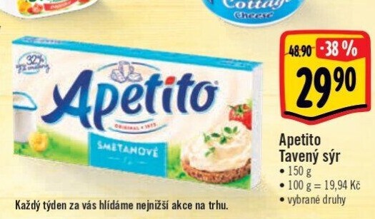 Sýr tavený Apetito