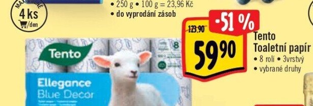 Toaletní papír 3vrstvý Tento