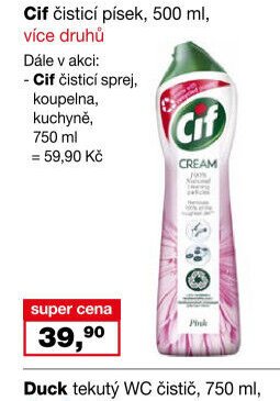 Cif čisticí písek, 500 ml, více druhů