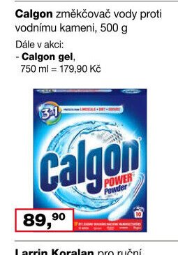 Calgon změkčovač vody proti vodnímu kameni, 500 g