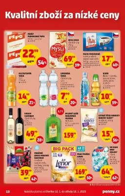 akční leták Penny Market 12.1.2023-18.1.2023