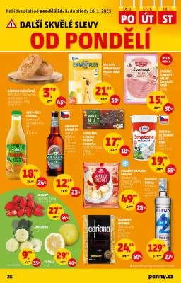 akční leták Penny Market 12.1.2023-18.1.2023