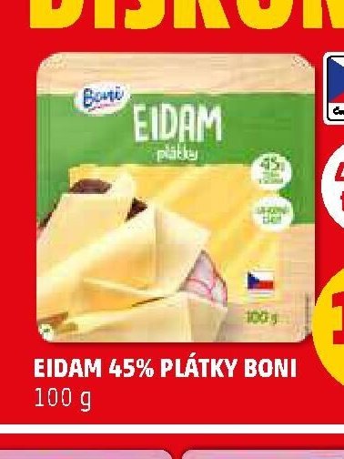 EIDAM 45% PLÁTKY BONI