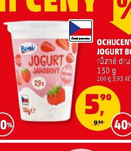 OCHUCENÝ JOGURT BONI