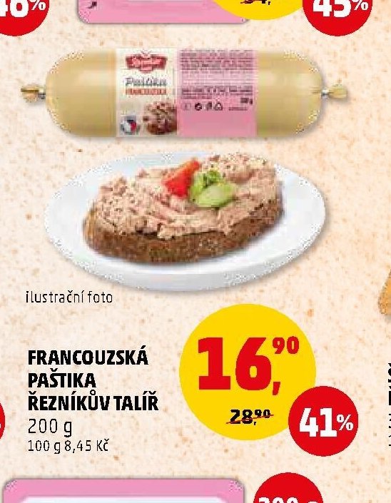 FRANCOUZSKÁ PAŠTIKA ŘEZNÍKŮV TALÍŘ