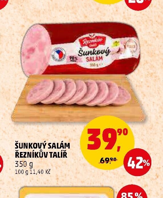 ŠUNKOVÝ SALÁM ŘEZNÍKŮV TALÍŘ