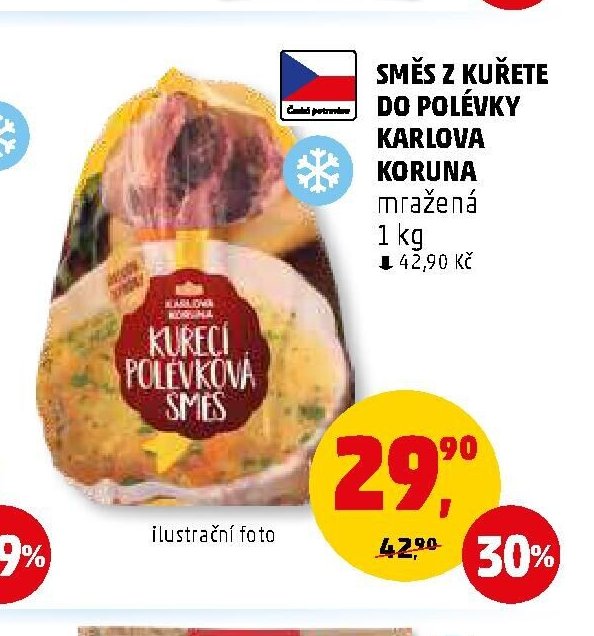 SMĚS Z KUŘETE DO POLÉVKY KARLOVA KORUNA