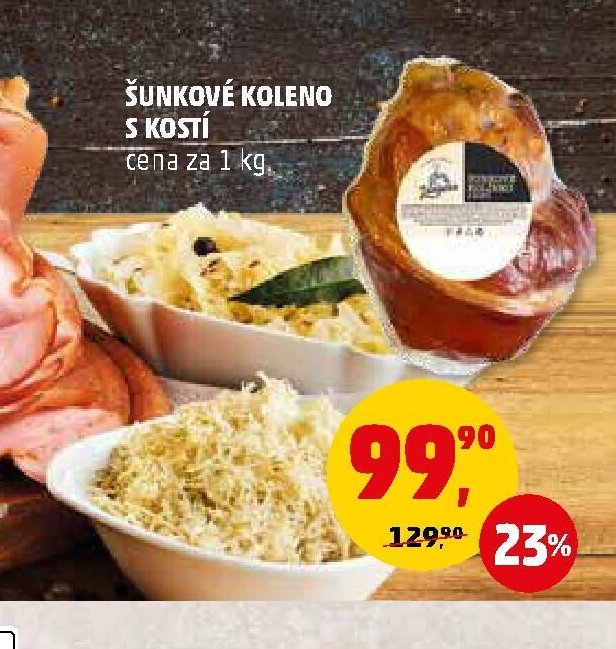 ŠUNKOVÉ KOLENO S KOSTÍ