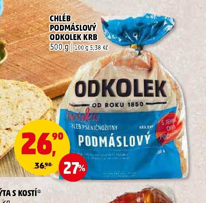Chléb podmáslový Odlolek krb
