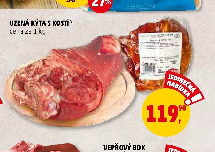 Uzená kýta s kostí