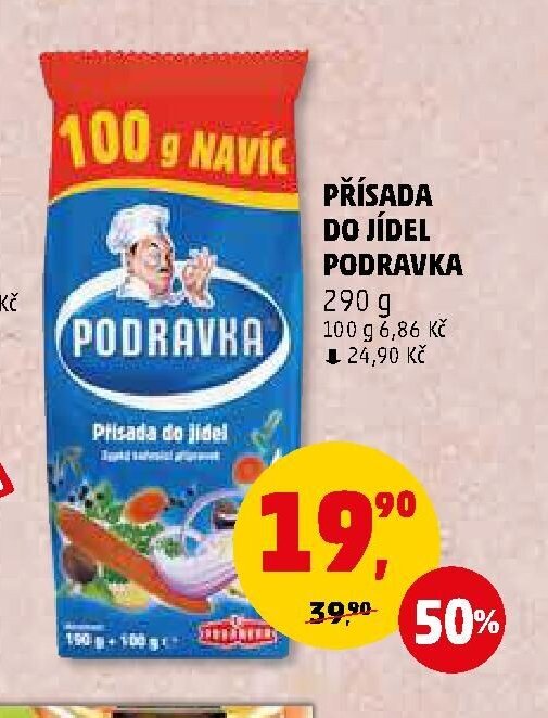 PŘÍSADA DO JÍDEL PODRAVKA