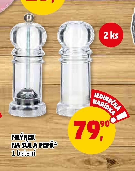 MLÝNEK NA SŮL A PEPŘ
