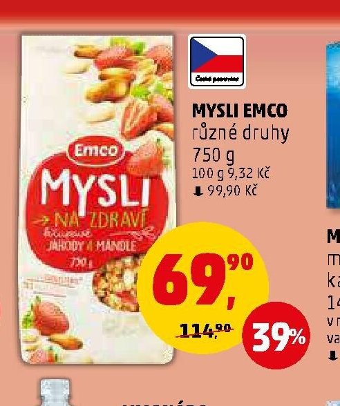 MYSLI EMCO různé druhy